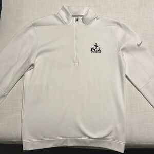 PGA TOUR BETHPAGE BLACK NIKE GOLF PULLOVER - SIZE SMALL** , fits like a small.